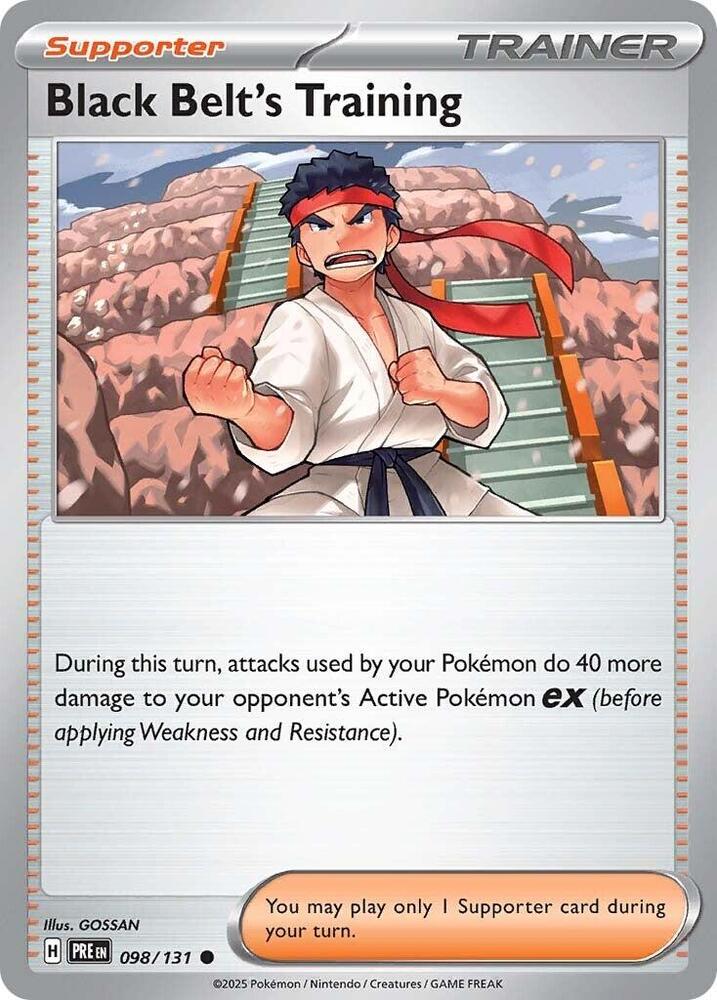 Black Belt's Training - 098/131 - SV: Prismatic Evolutions (Reverse Holo)