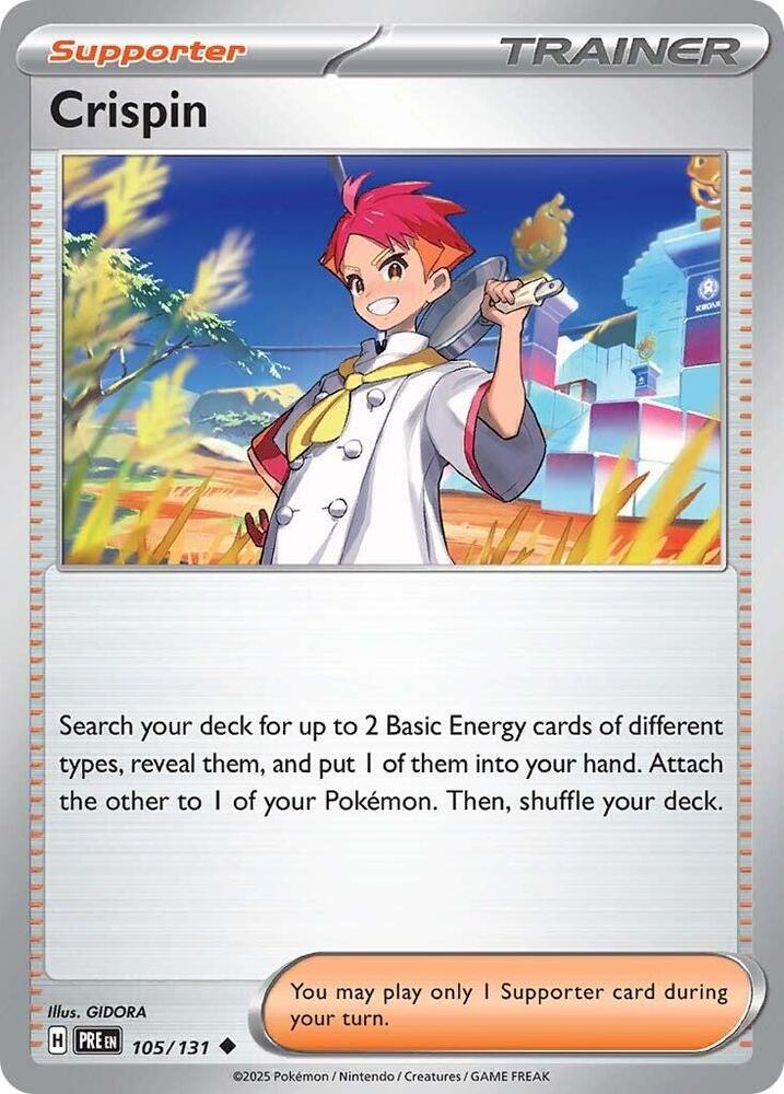 Crispin - 105/131 - SV: Prismatic Evolutions (Reverse Holo)