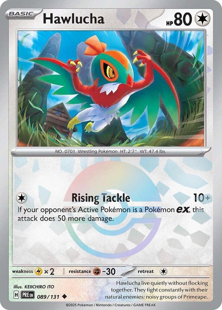 Hawlucha - 089/131 - SV: Prismatic Evolutions (Poke Ball Pattern)