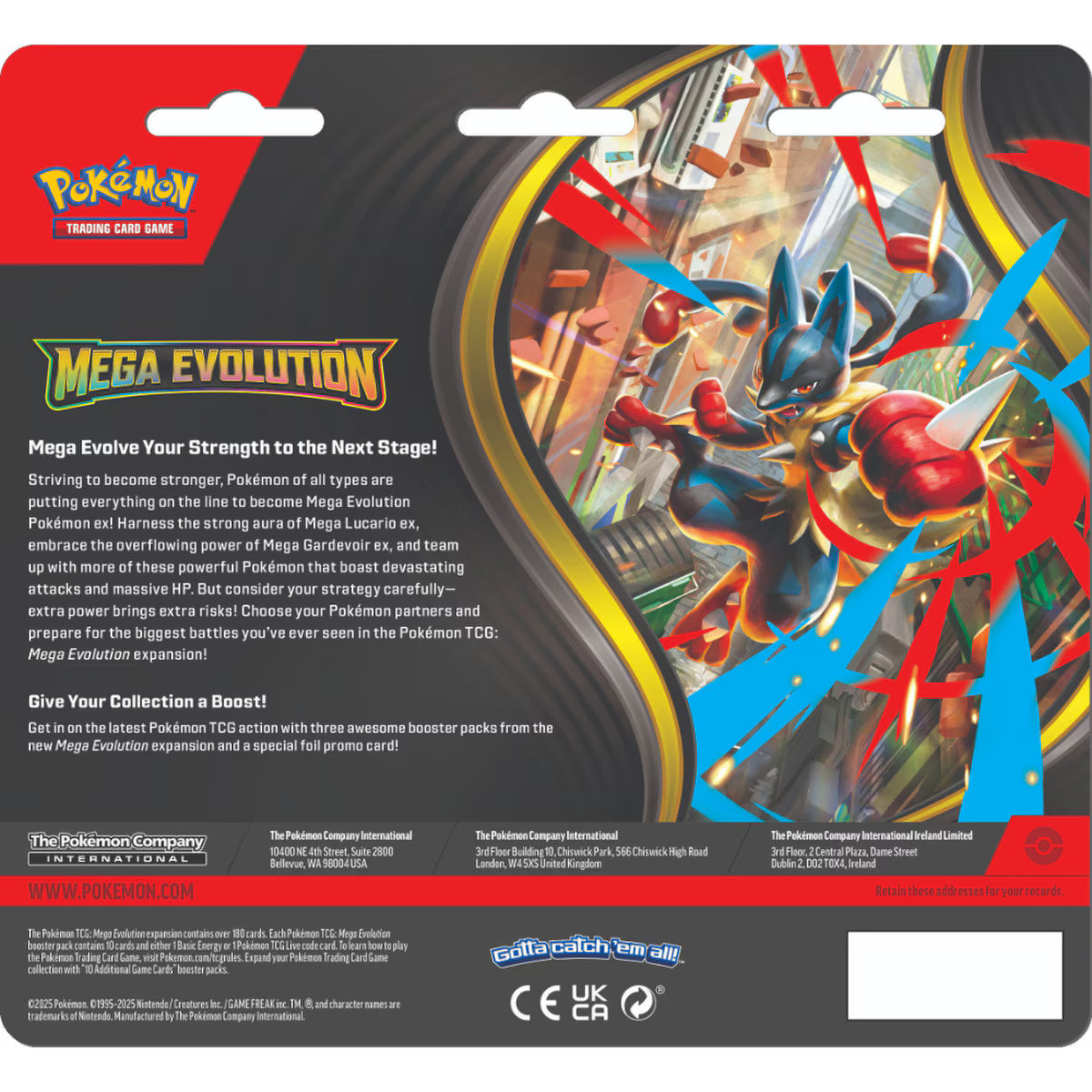 Pokémon: Mega Evolution - 3-Pack Blister