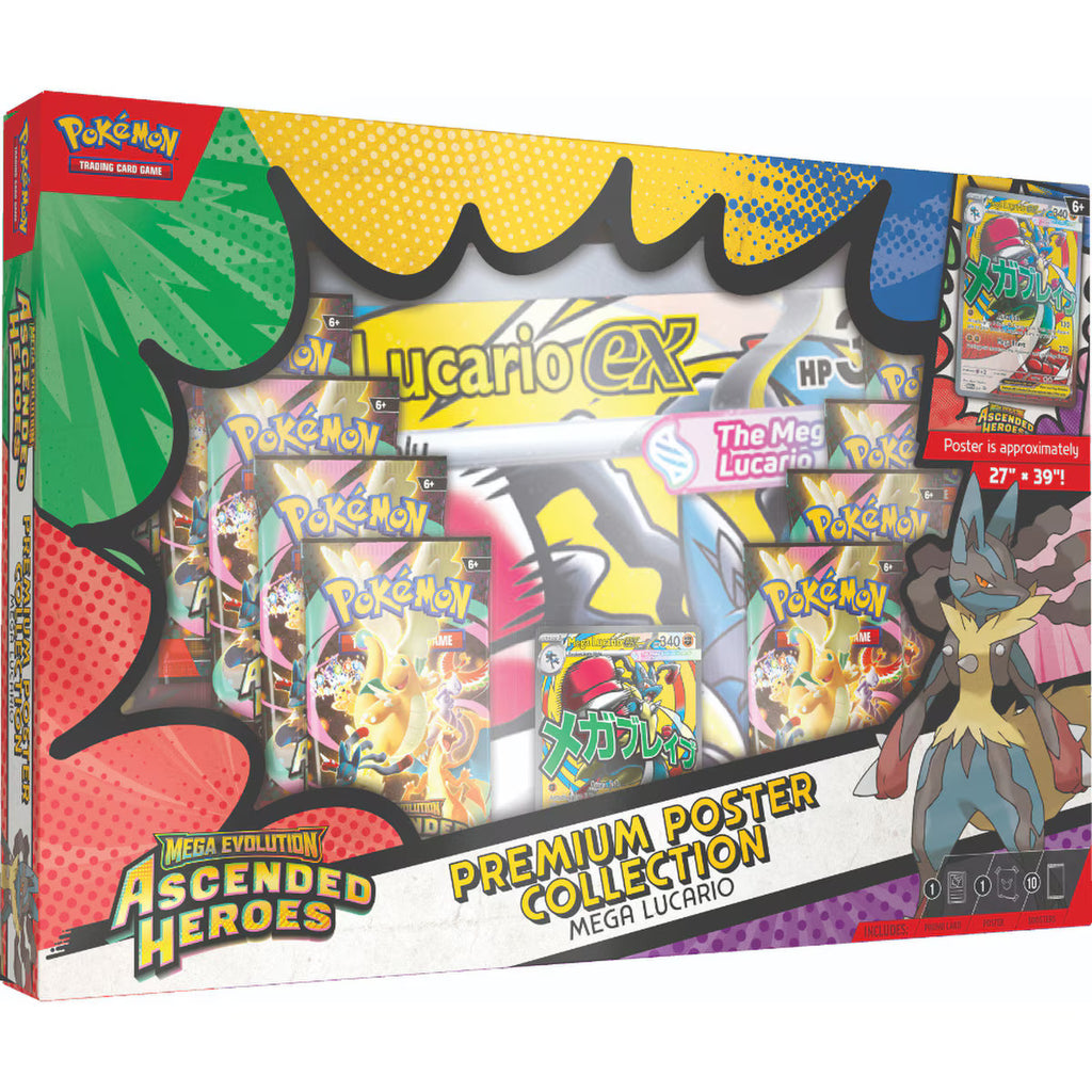 Pokémon TCG: Mega Evolution–Ascended Heroes Premium Poster