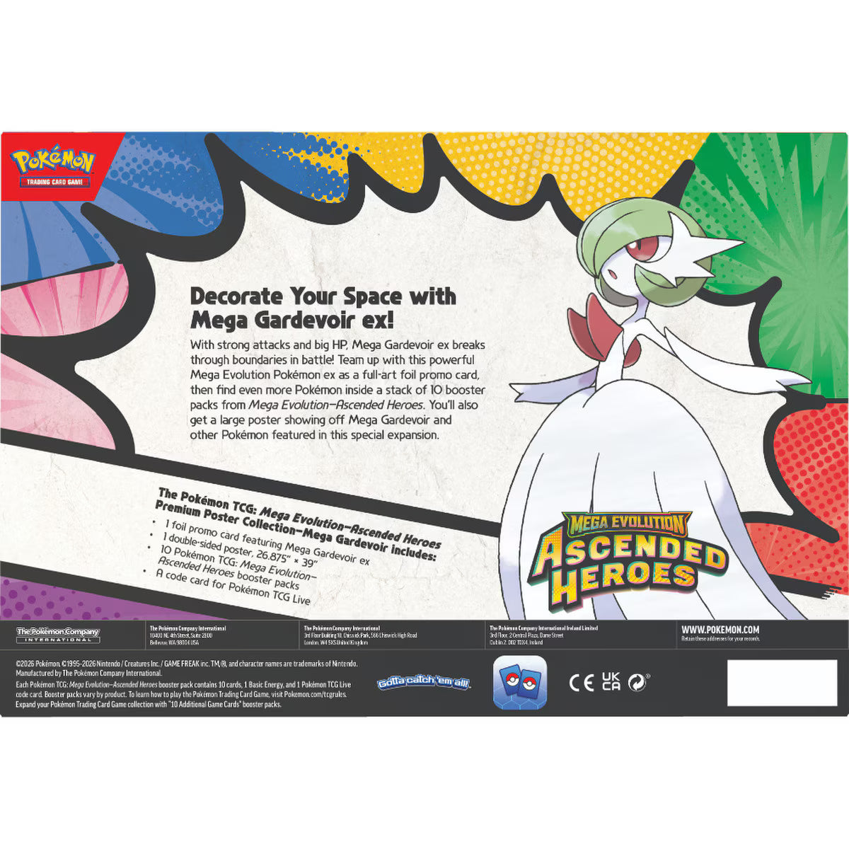 Pokémon TCG: Mega Evolution–Ascended Heroes Premium Poster