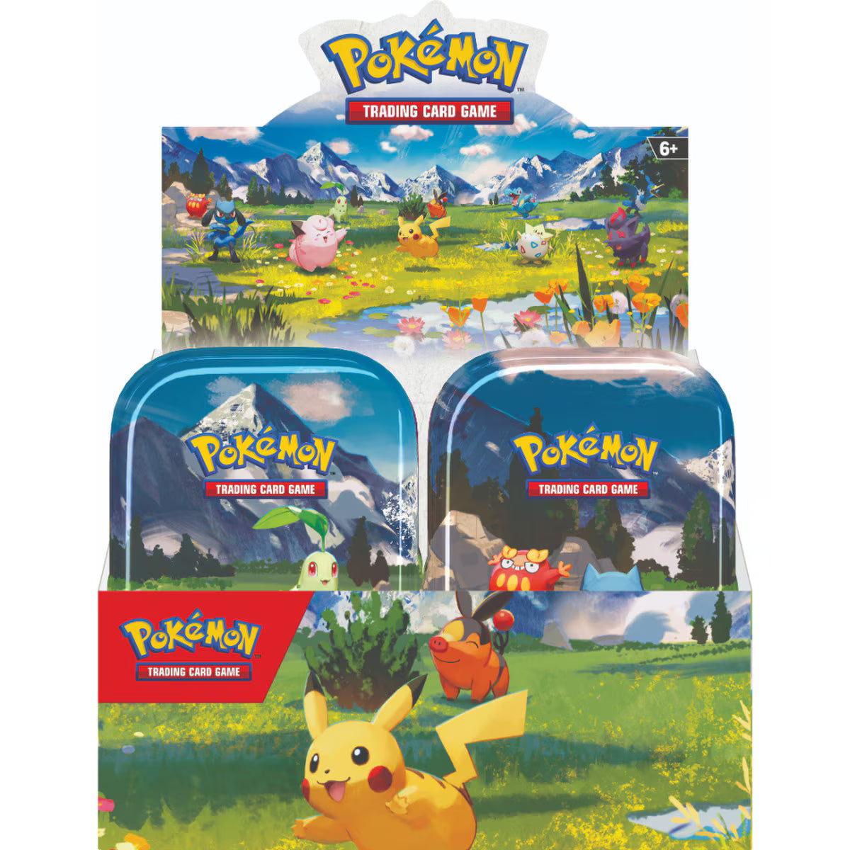 Pokémon TCG: Mega Evolution–Ascended Heroes Mini Tins Display (10 tins)