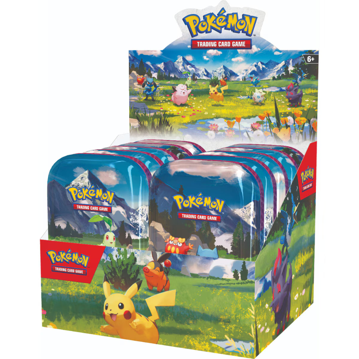Pokémon TCG: Mega Evolution–Ascended Heroes Mini Tins Display (10 tins)