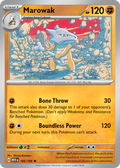 Marowak - 105/165 -SV: Scarlet & Violet 151 (MEW) (Reverse Holo)