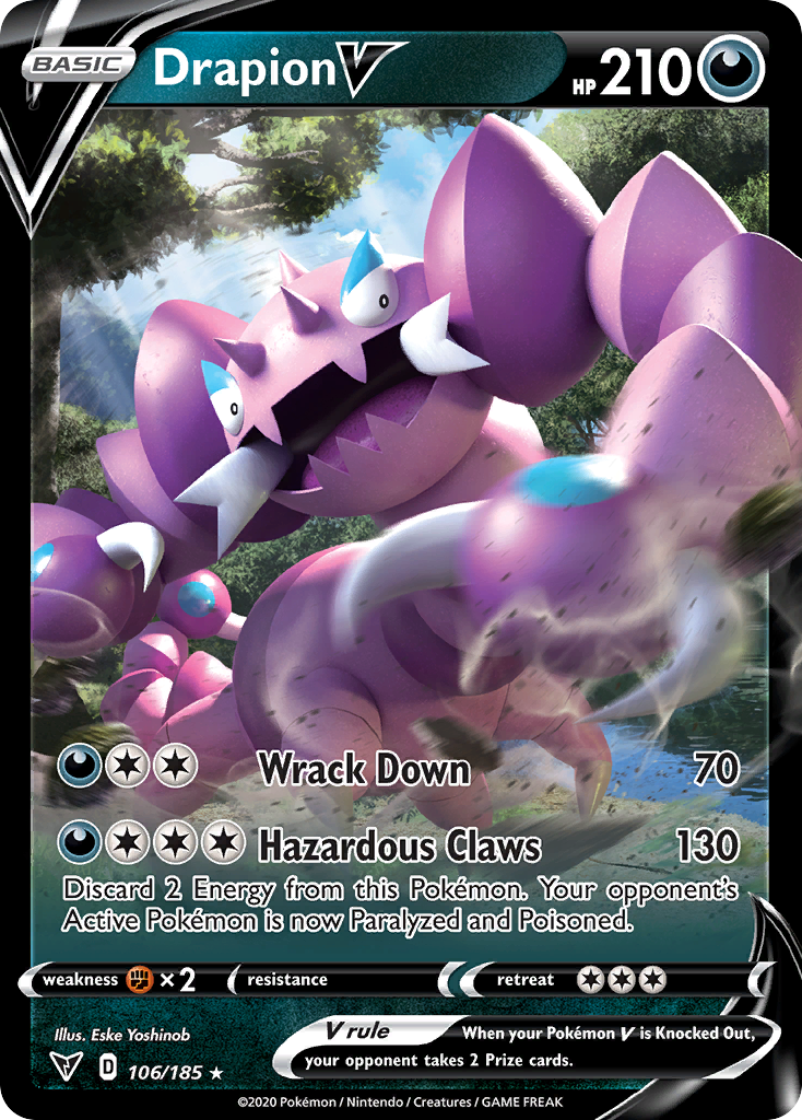 Drapion V - 106/185 - SWSH: Vivid Voltage (VIV)
