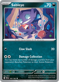 Sableye - 107/162 - Temporal Forces (Reverse Holo)