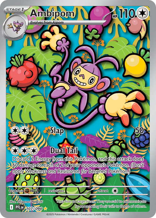 Ambipom - 107/094 - Phantasmal Flames (PFL)