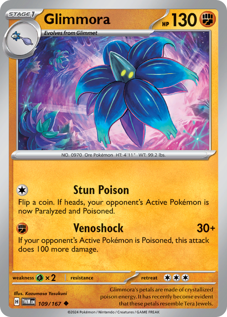 Glimmora - 109/167 - Twilight Masquerade (Reverse Holo)