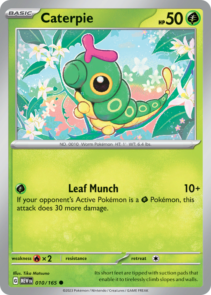 Caterpie - 010/165 -SV: Scarlet & Violet 151 (MEW)