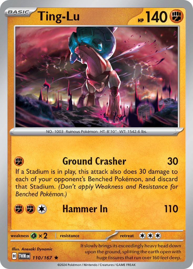 Ting-Lu - 110/167 - Twilight Masquerade (Holo)