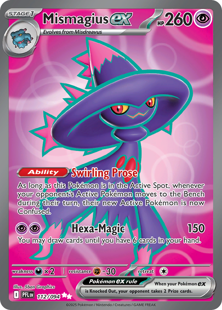 Mismagius ex - 112/094 - Phantasmal Flames (PFL)