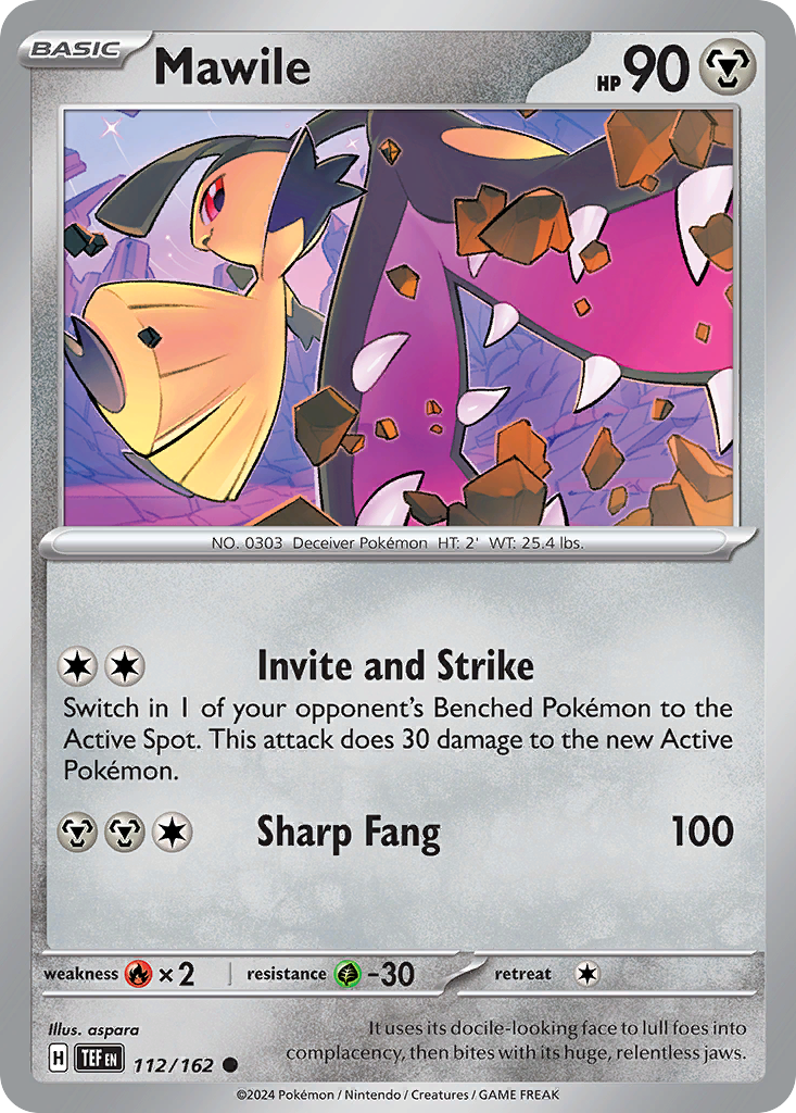 Mawile - 112/162 - Temporal Forces (Reverse Holo)
