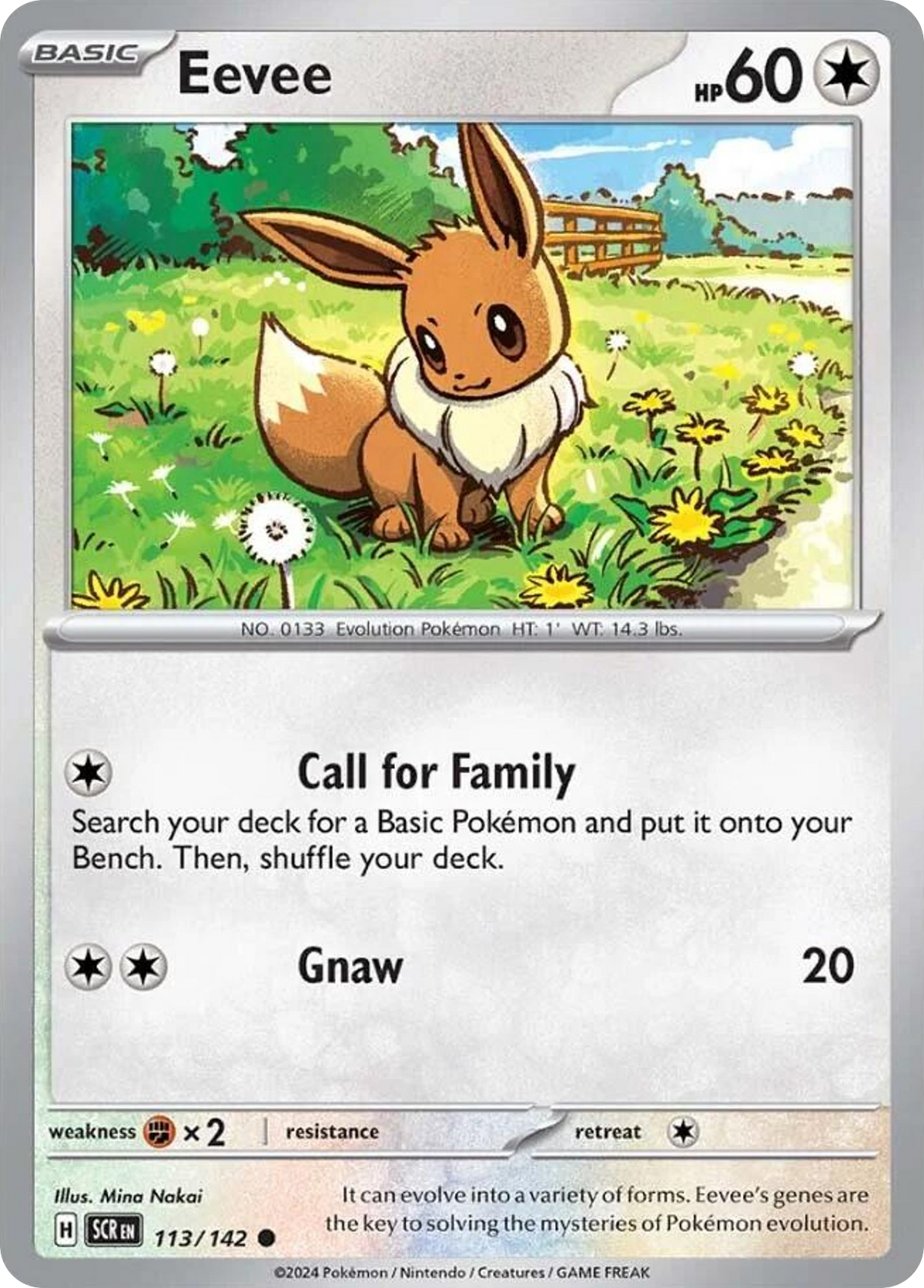Eevee- 113/142 - Stellar Crown