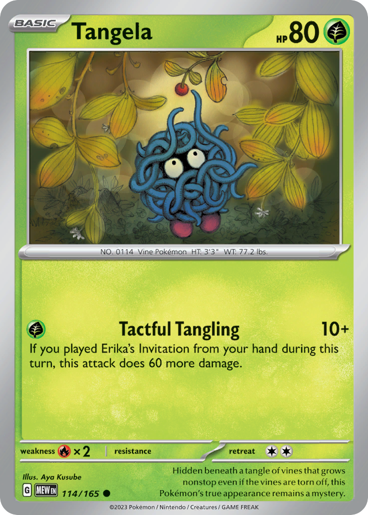 Tangela - 114/165 -SV: Scarlet & Violet 151 (MEW)