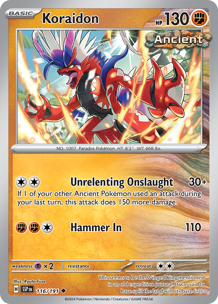 Koraidon- 116/191 - Surging Sparks