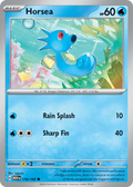 Horsea - 116/165 -SV: Scarlet & Violet 151 (MEW) (Reverse Holo)