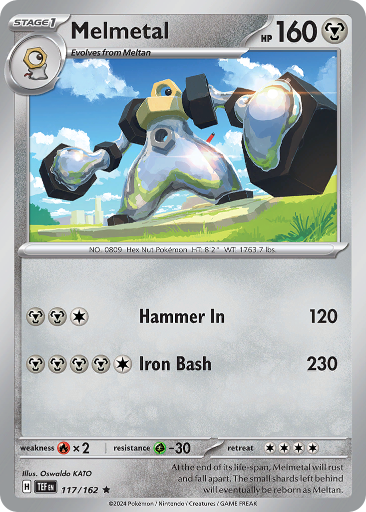 Melmetal - 117/162 - Temporal Forces (Holo)