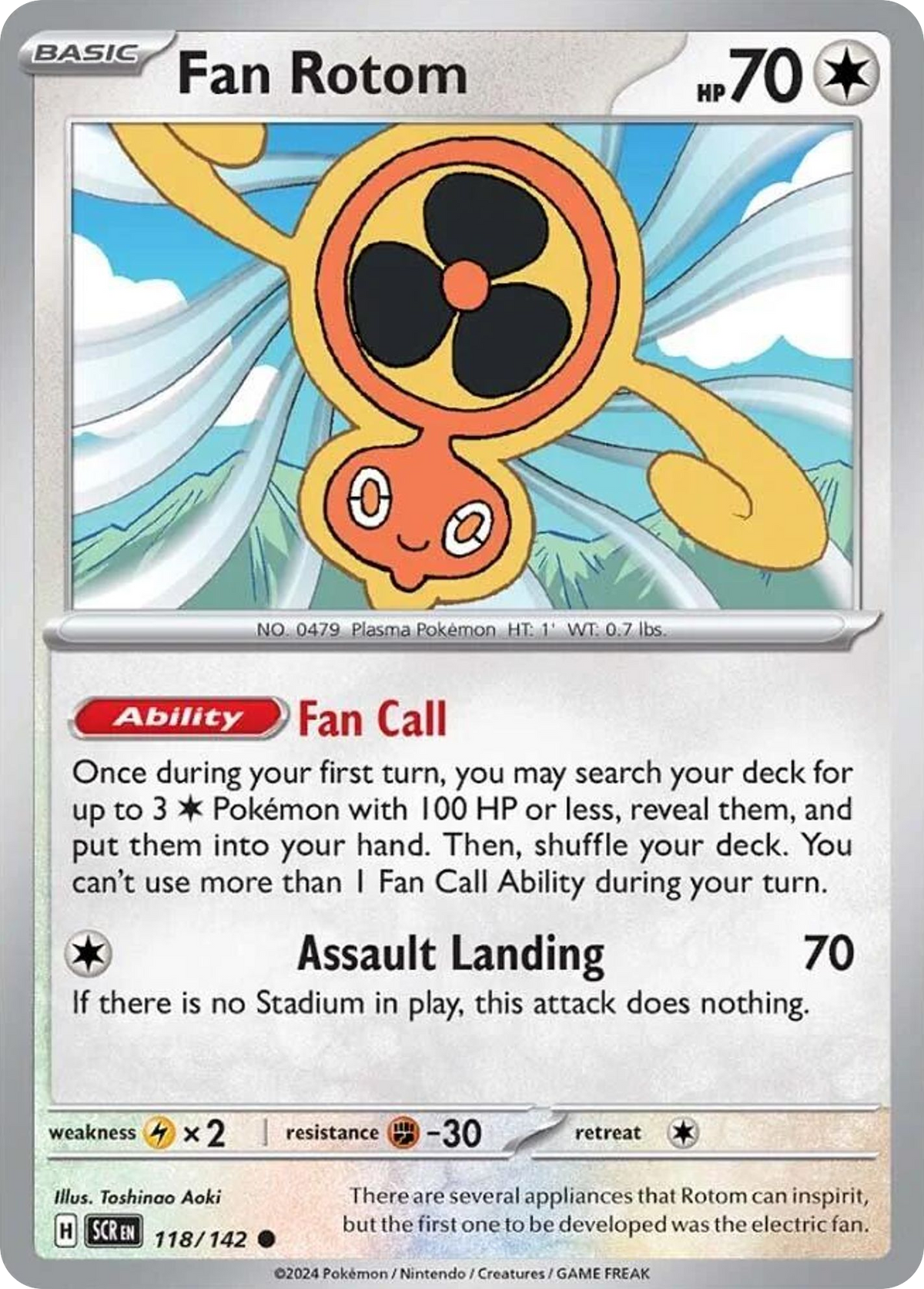 Fan Rotom- 118/142 - Stellar Crown