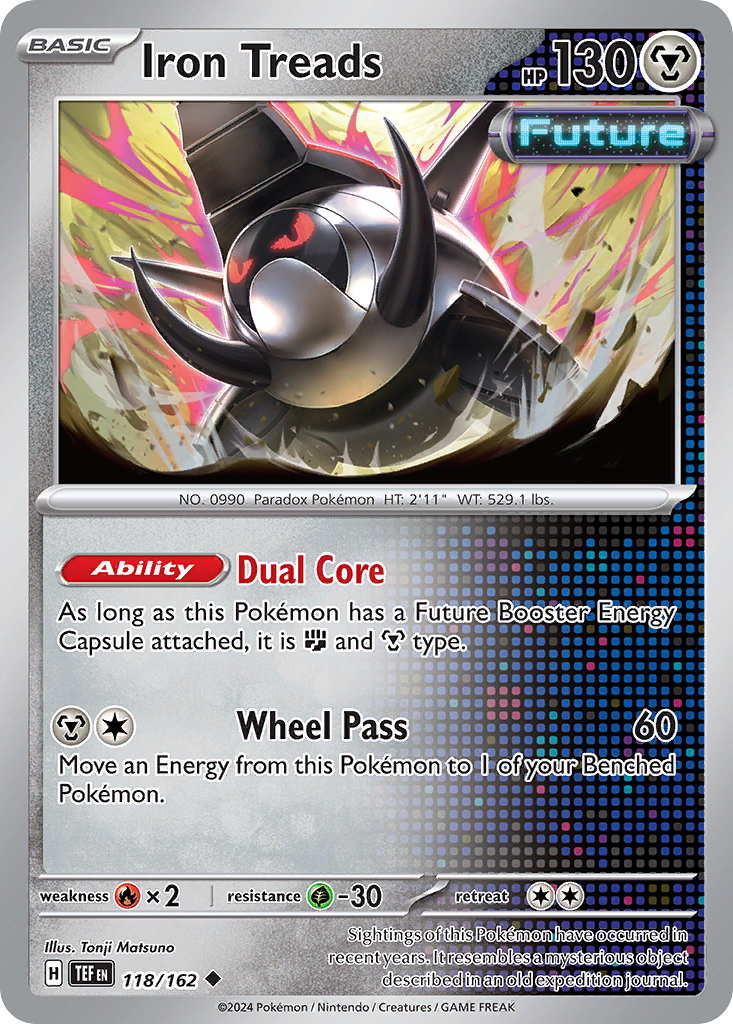 Iron Treads - 118/162 - Temporal Forces (Reverse Holo)