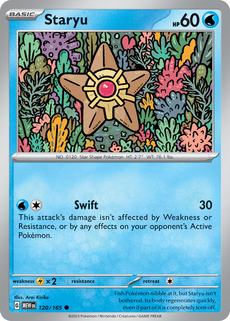 Staryu - 120/165 -SV: Scarlet & Violet 151 (MEW)