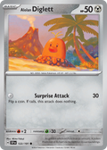 Alolan Diglett- 122/191 - Surging Sparks (Reverse Holo)