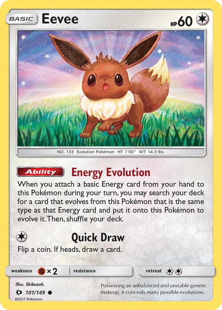 Eevee - 101/149 - SM Base Set