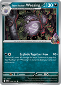 Team Rocket's Weezing - 126/182 - Destined Rivals (Reverse Holo)