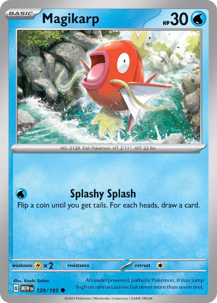 Magikarp - 129/165 -SV: Scarlet & Violet 151 (MEW) (Reverse Holo)