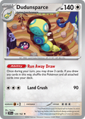 Dudunsparce - 129/162 - Temporal Forces (Holo)