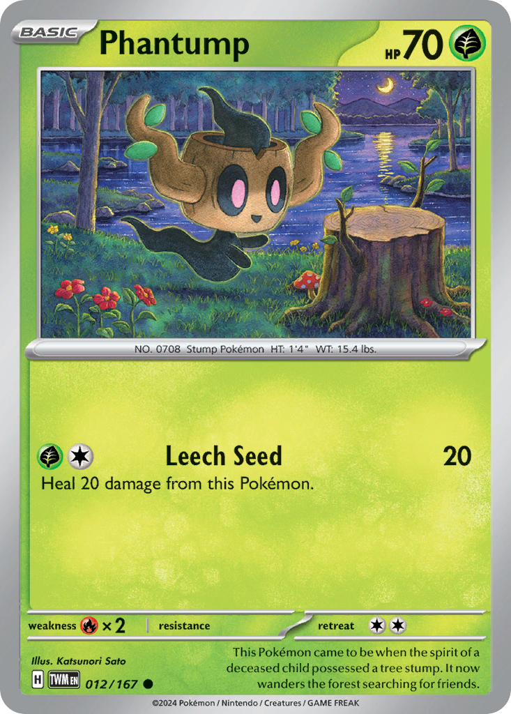 Phantump - 012/167 - Twilight Masquerade (Reverse Holo)