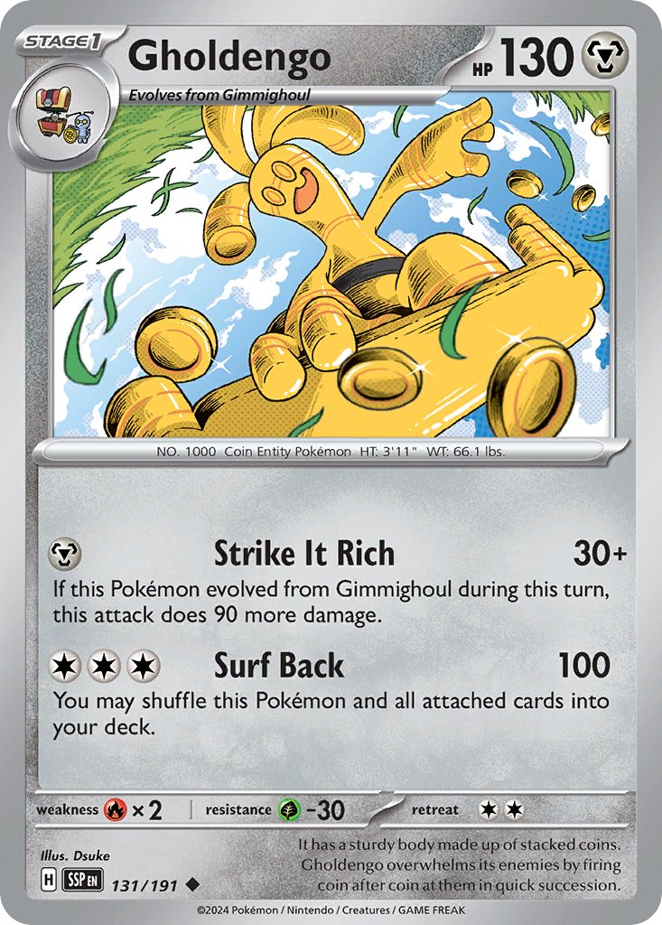 Gholdengo- 131/191 - Surging Sparks