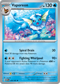 Vaporeon - 134/165 -SV: Scarlet & Violet 151 (MEW) (Holo)