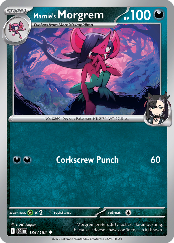 Marnie's Morgrem - 135/182 - Destined Rivals (Reverse Holo)