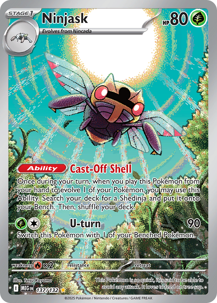 Ninjask - 137/132 - Mega Evolution (MEG)