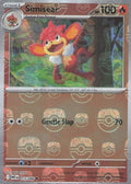 Simisear - 015/086 - SV: White Flare (WHT) (Master Ball Pattern)