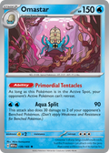 Omastar - 139/165 -SV: Scarlet & Violet 151 (MEW) (Reverse Holo)