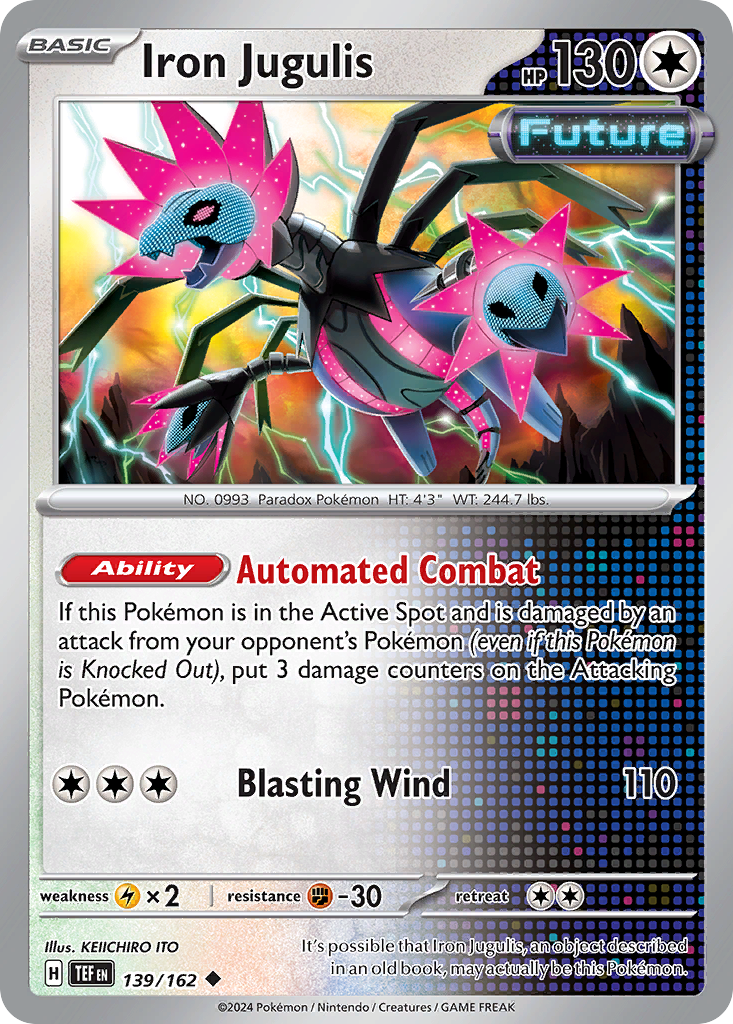 Iron Jugulis - 139/162 - Temporal Forces (Reverse Holo)