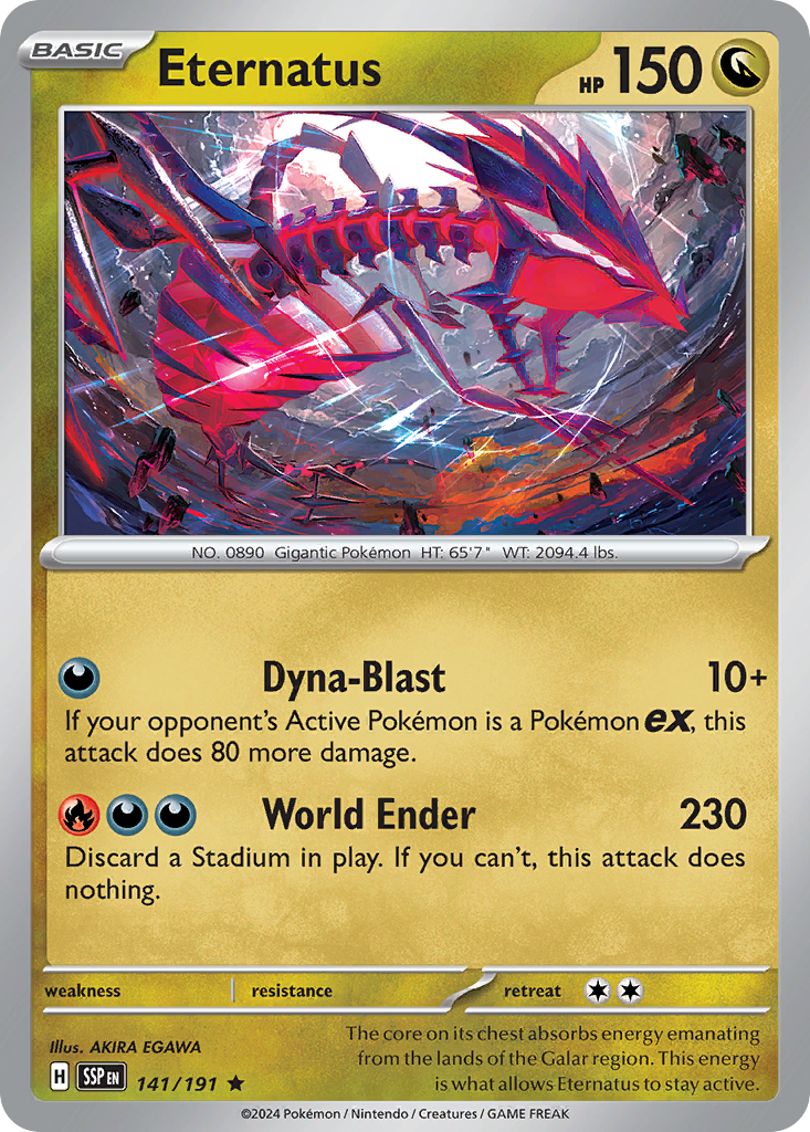 Eternatus- 141/191 - Surging Sparks (Holo)