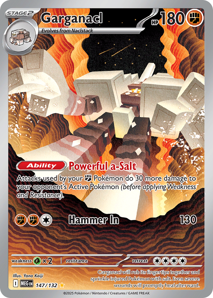 Garganacl - 147/132 - Mega Evolution (MEG)