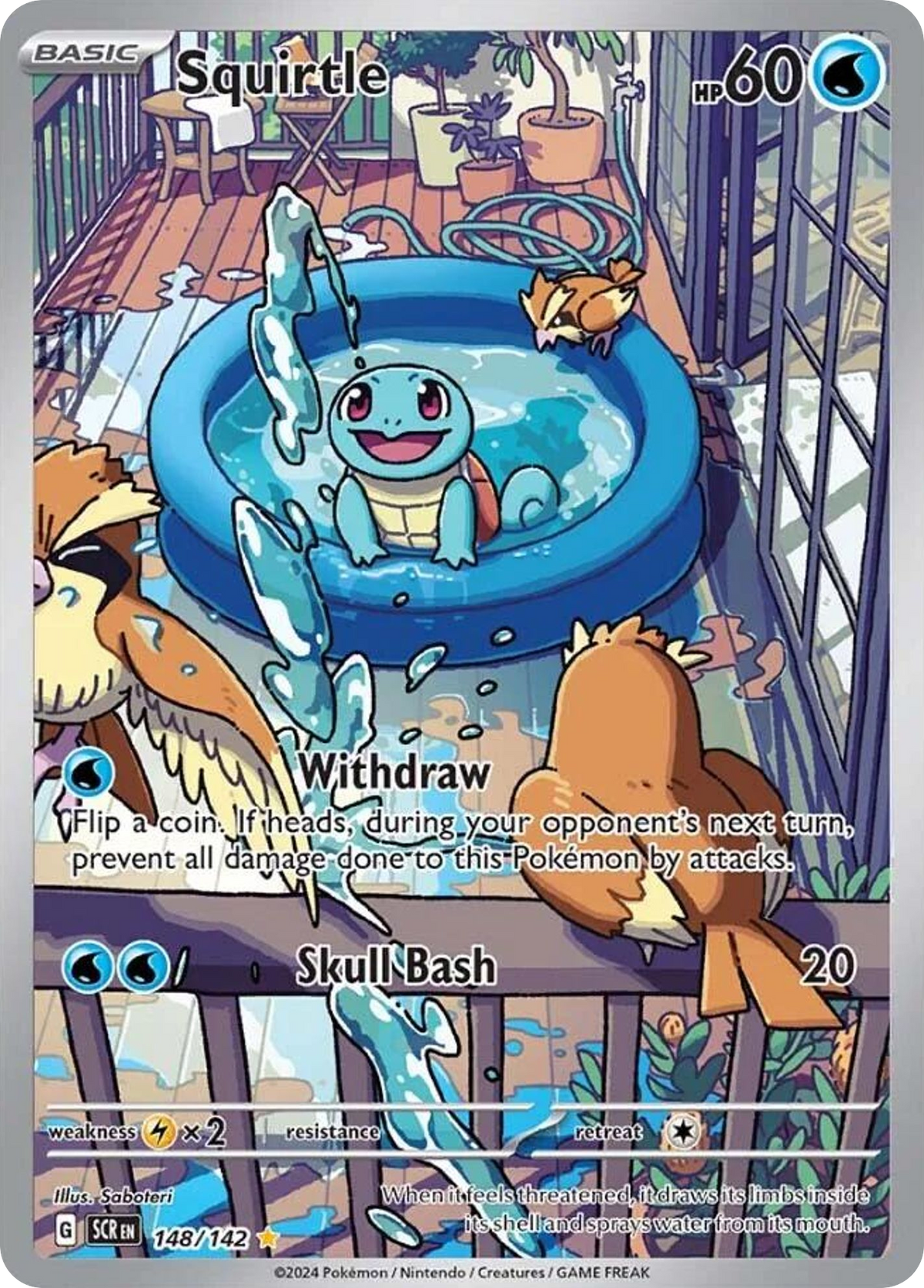 Squirtle - 148/142 - SV: Stellar Crown (SCR)