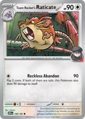 Team Rocket's Raticate - 148/182 - Destined Rivals (Reverse Holo)