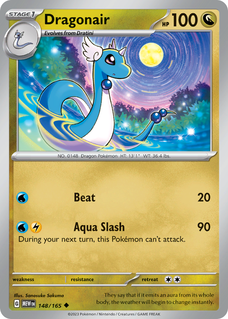 Dragonair - 148/165 -SV: Scarlet & Violet 151 (MEW)