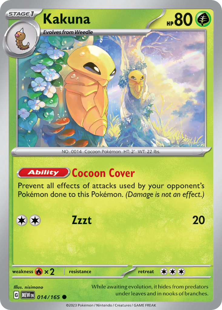 Kakuna - 014/165 -SV: Scarlet & Violet 151 (MEW)