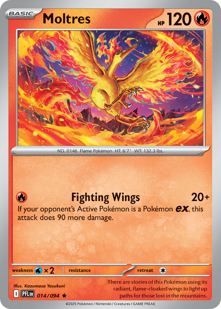 Moltres- 014/094 - Phantasmal Flames (Reverse Holo)