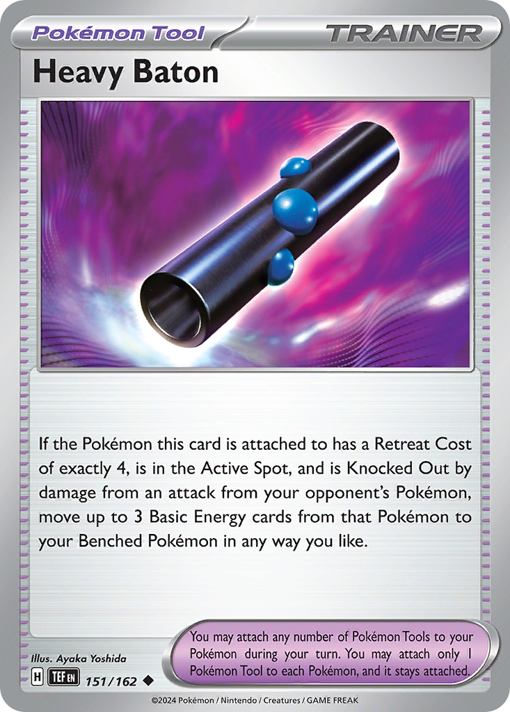 Heavy Baton - 151/162 - Temporal Forces (Reverse Holo)