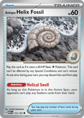 Antique Helix Fossil - 153/165 -SV: Scarlet & Violet 151 (MEW) (Reverse Holo)