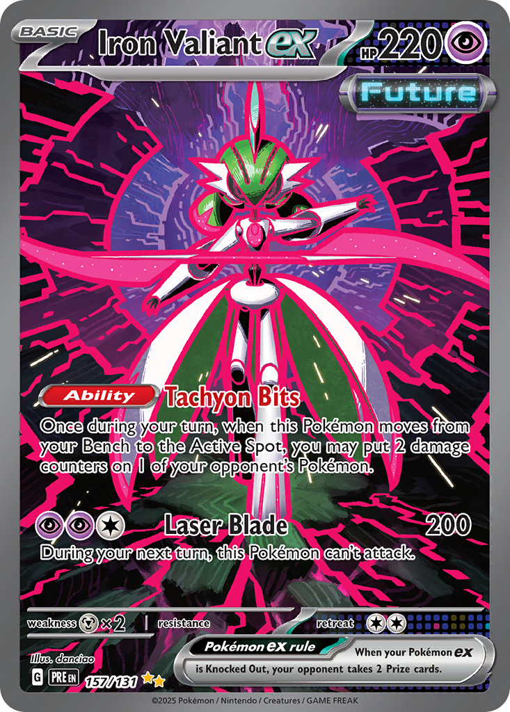 Iron Valiant ex - 157/131 - SV: Prismatic Evolutions (PRE)