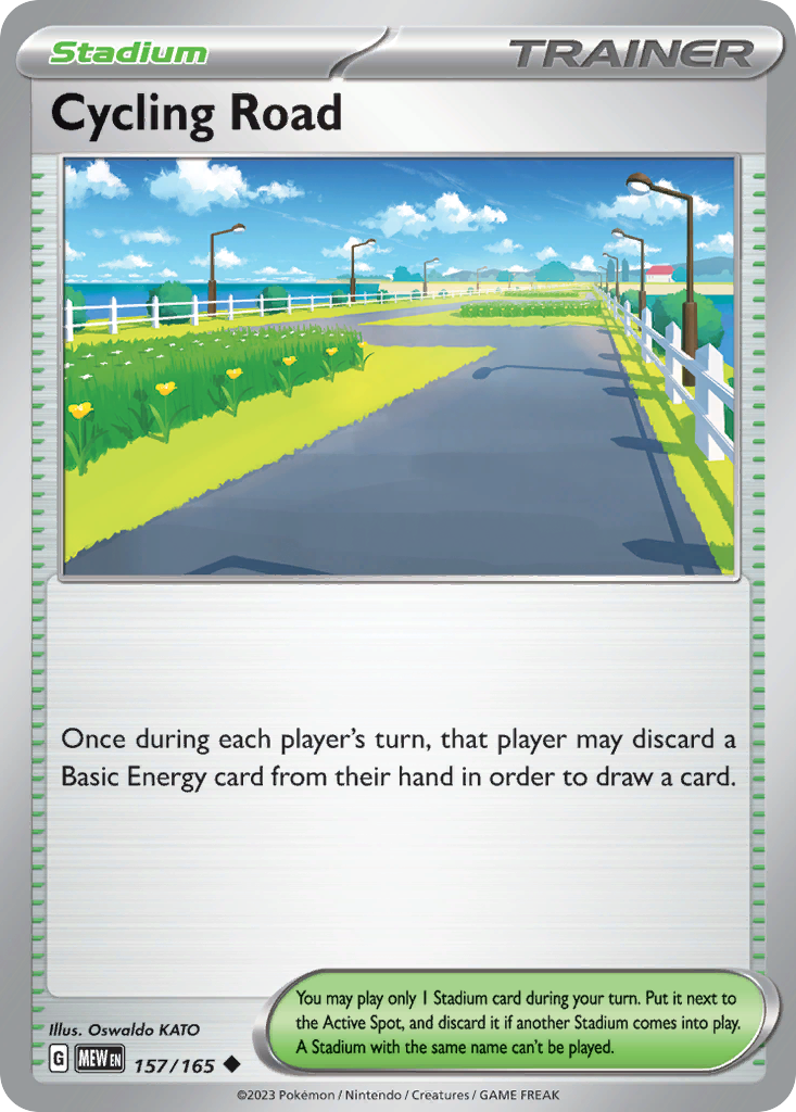 Cycling Road - 157/165 -SV: Scarlet & Violet 151 (MEW) (Reverse Holo)