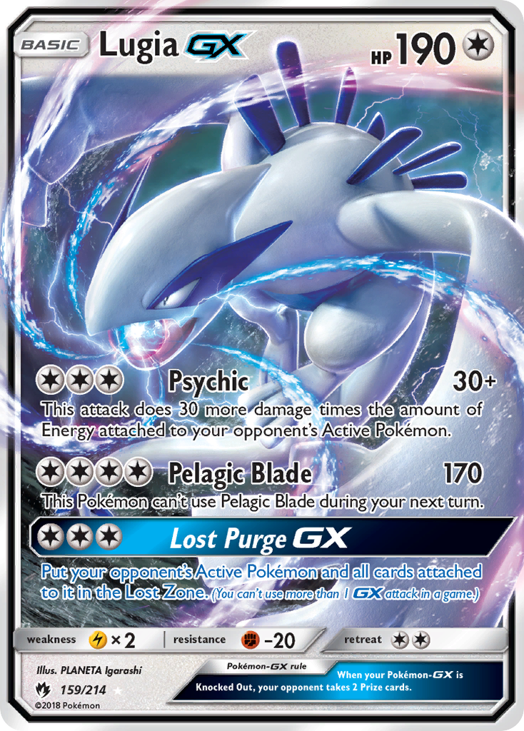 Lugia-GX - 159/214 - SM: Lost Thunder (LOT)